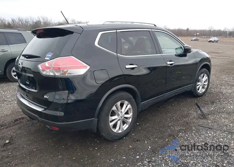2015 Nissan Rogue Sv z USA, uszkodzony, nr VIN KNMAT2MT7FP582805